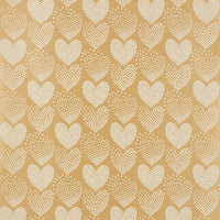 Schumacher Heart Of Hearts Ivory & Gold Wallpaper 5008360