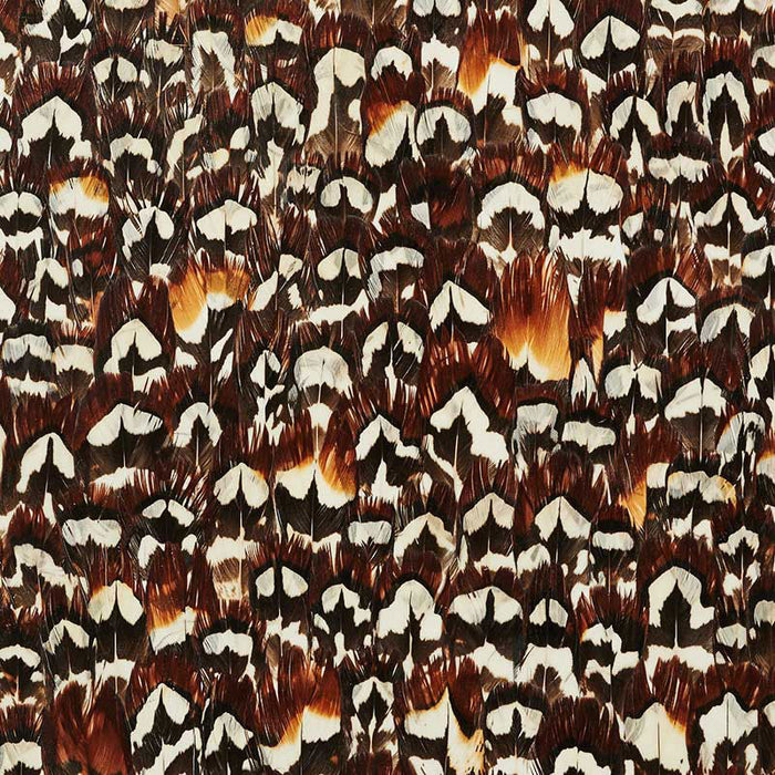 Schumacher Hematite Coffee Wallpaper Sample 5008393
