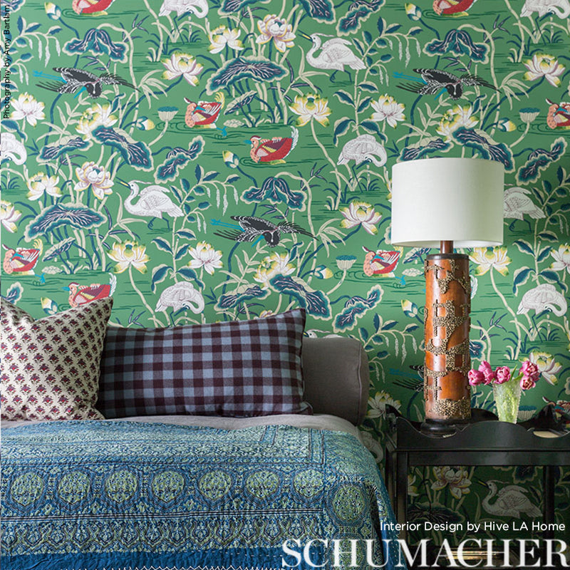 Schumacher Lotus Garden Lilac 5008432 Wallpaper | 40% Off (Samples)