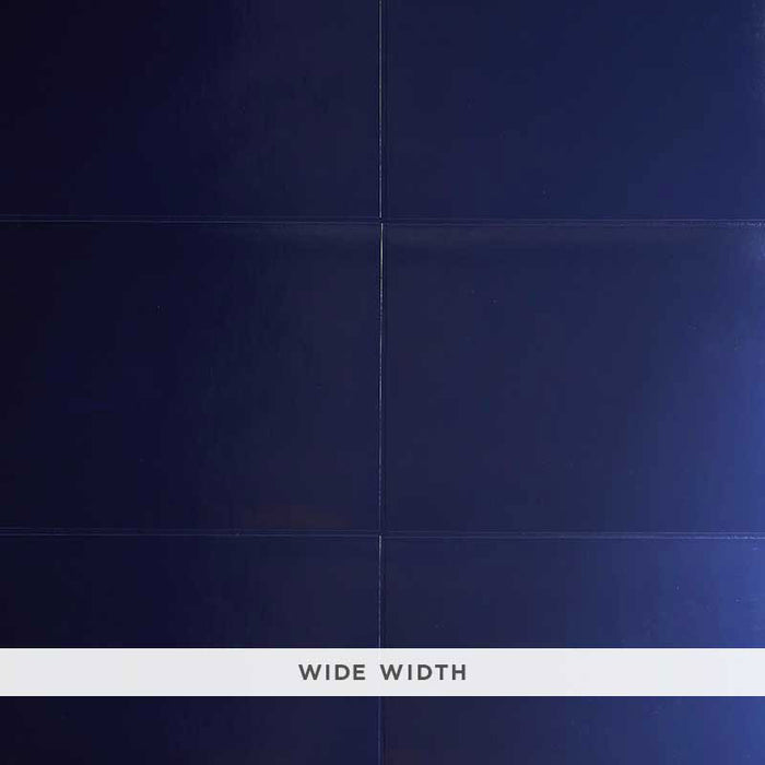 Schumacher Glossed Vellum Navy Wallpaper Sample 5008461