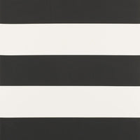 Schumacher Baxter Stripe Carbon Wallpaper 5008522