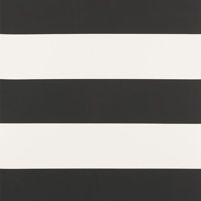 Schumacher Baxter Stripe Carbon Wallpaper Sample 5008522