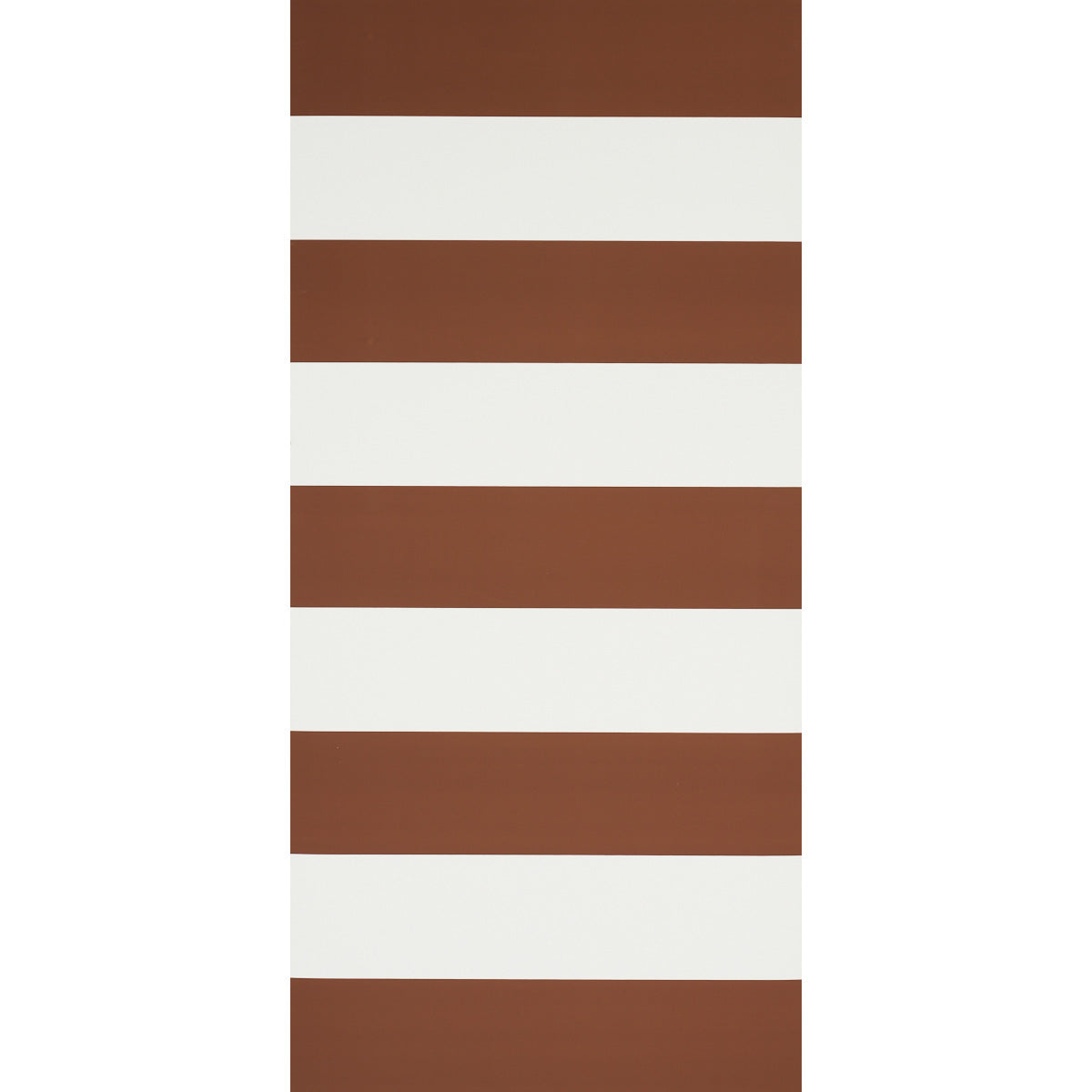 Schumacher Baxter Stripe Brown Wallpaper Sample 5008527