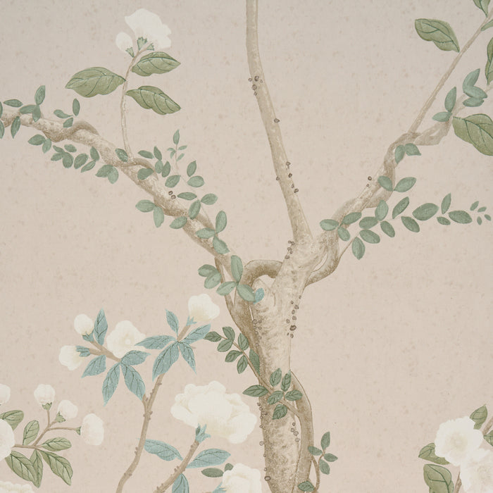 Schumacher Madame De Pompadour Panel Set Natural Wallpaper 5008546