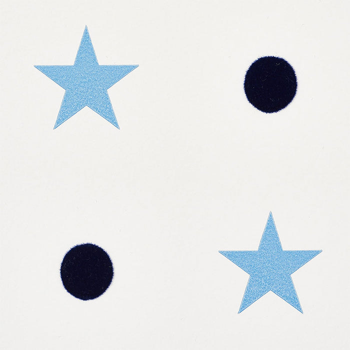 Schumacher Etoiles Et Points Blues Wallpaper Sample 5008550
