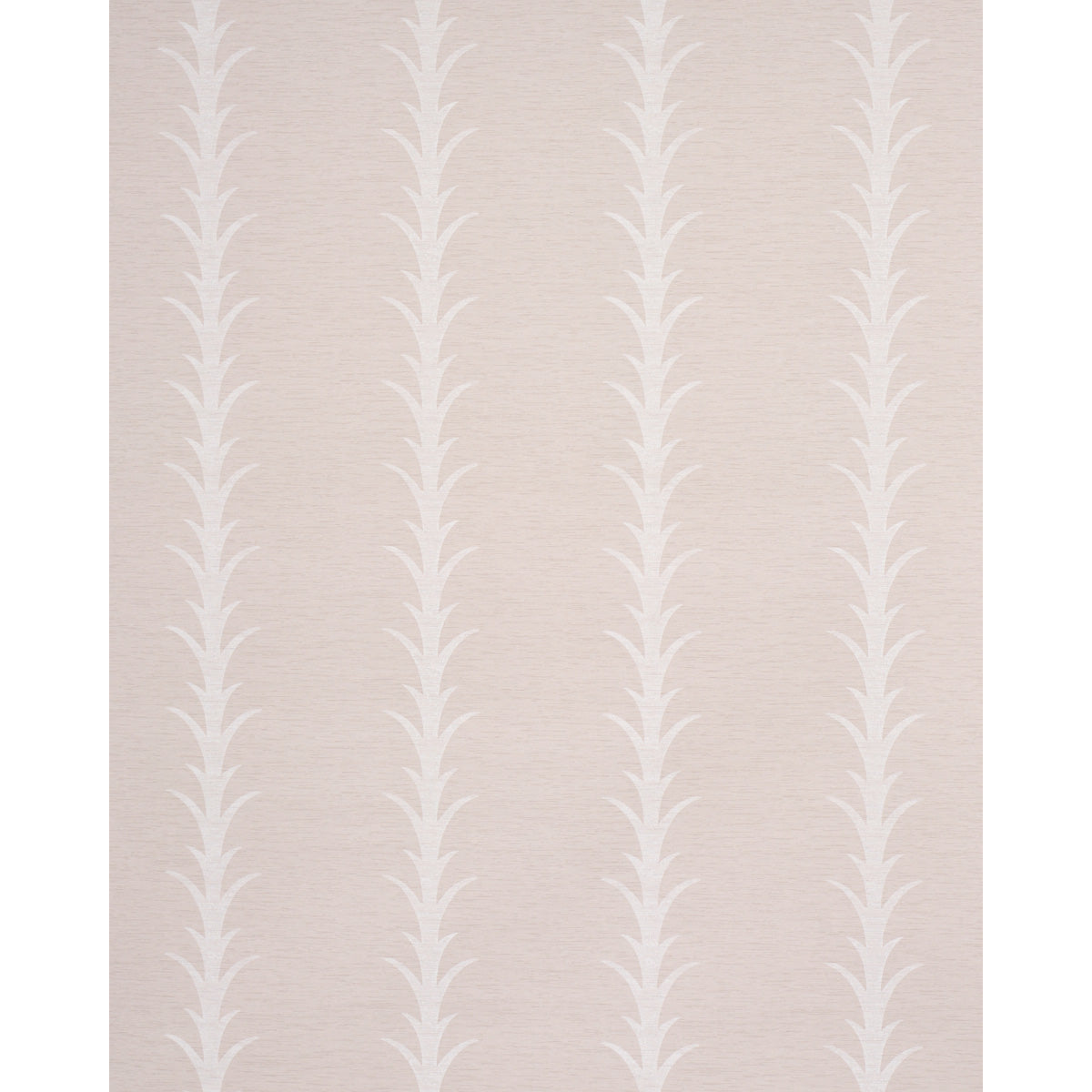 Schumacher Acanthus Stripe Vinyl Limestone Wallpaper Sample 5008590