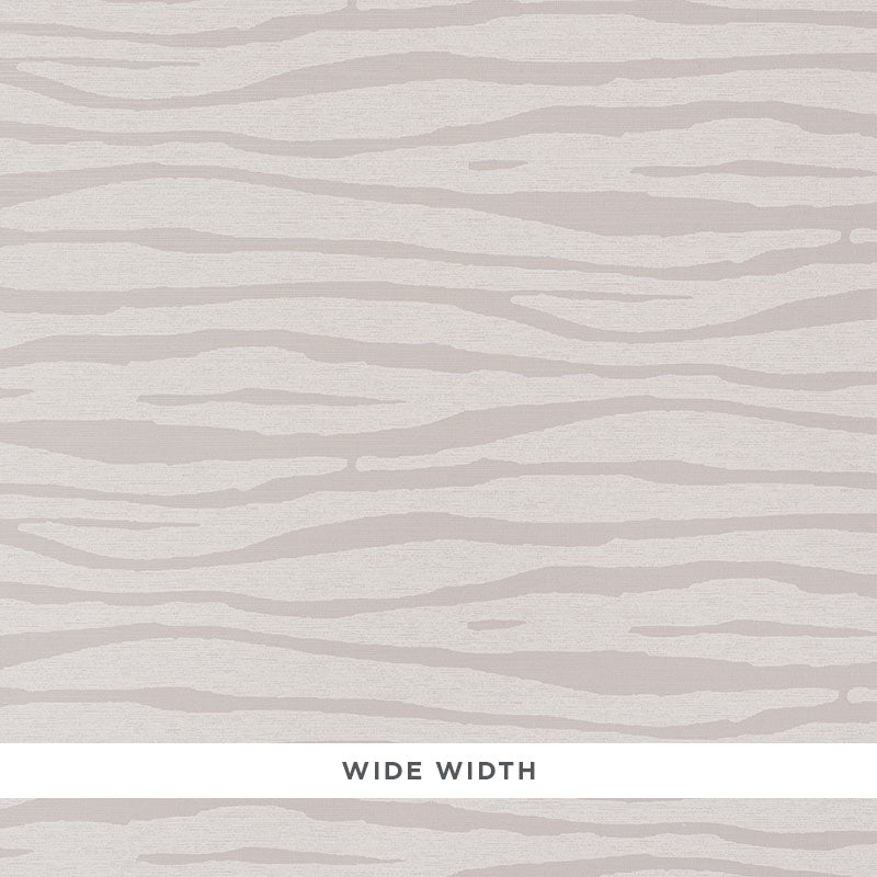 Schumacher Ripple Vinyl Taupe Wallpaper 5008600