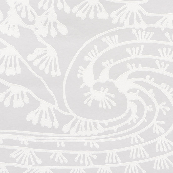 Schumacher Mizu Grey Wallpaper Sample 5008731