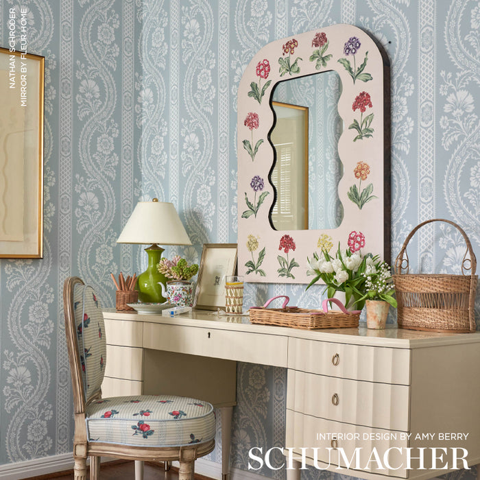 Schumacher Versailles Mineral Wallpaper Sample 5008771