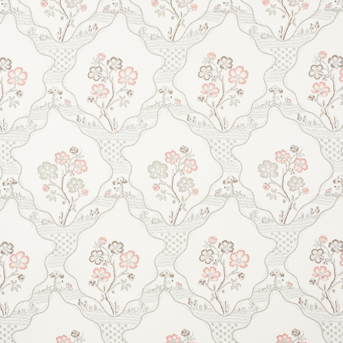 Schumacher Marella Rose Wallpaper Sample 5008800