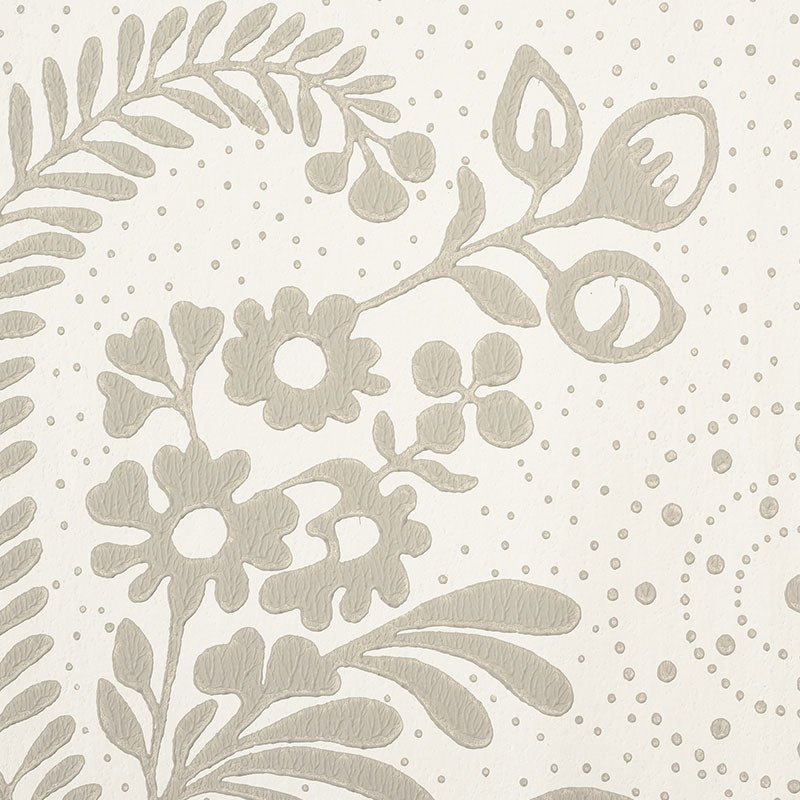 Schumacher Millicent Grisaille Wallpaper Sample 5008810