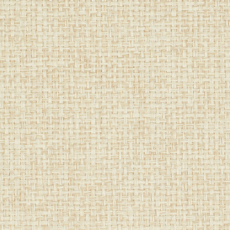 Schumacher Kiko Paperweave Natural Wallpaper Sample 5008841