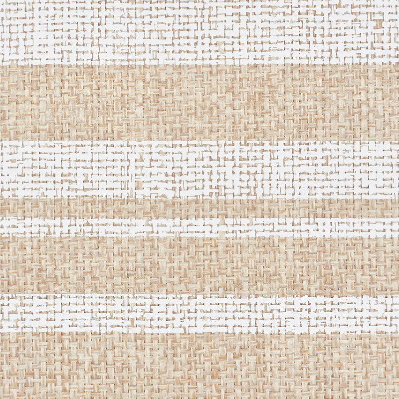 Schumacher Horizon Paperweave Natural Wallpaper Sample 5008872