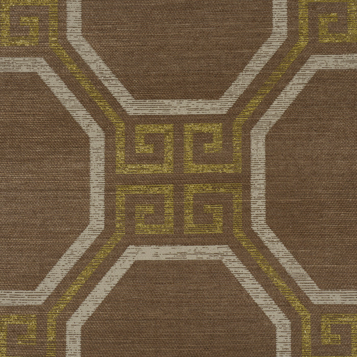 Schumacher Octavia Sisal Sepia Wallpaper 5008938