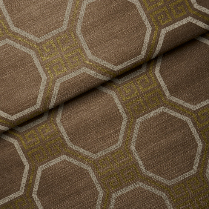 Schumacher Octavia Sisal Sepia Wallpaper 5008938