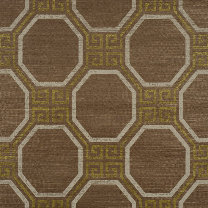 Schumacher Octavia Sisal Sepia Wallpaper Sample 5008938