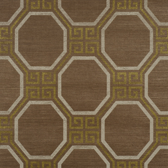 Schumacher Octavia Sisal Sepia Wallpaper Sample 5008938
