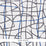 Schumacher Abstratto Black & Cobalt Wallpaper Sample 5009071