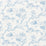 Schumacher Toile De Fleurs Delft Wallpaper Sample 5009121