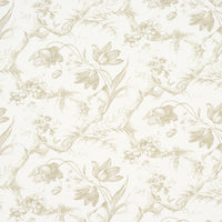 Schumacher Toile De Fleurs Birch Wallpaper 5009125