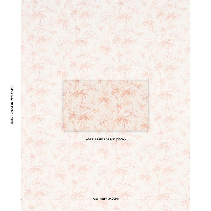 Schumacher Arita Floral Rose Wallpaper 5009142