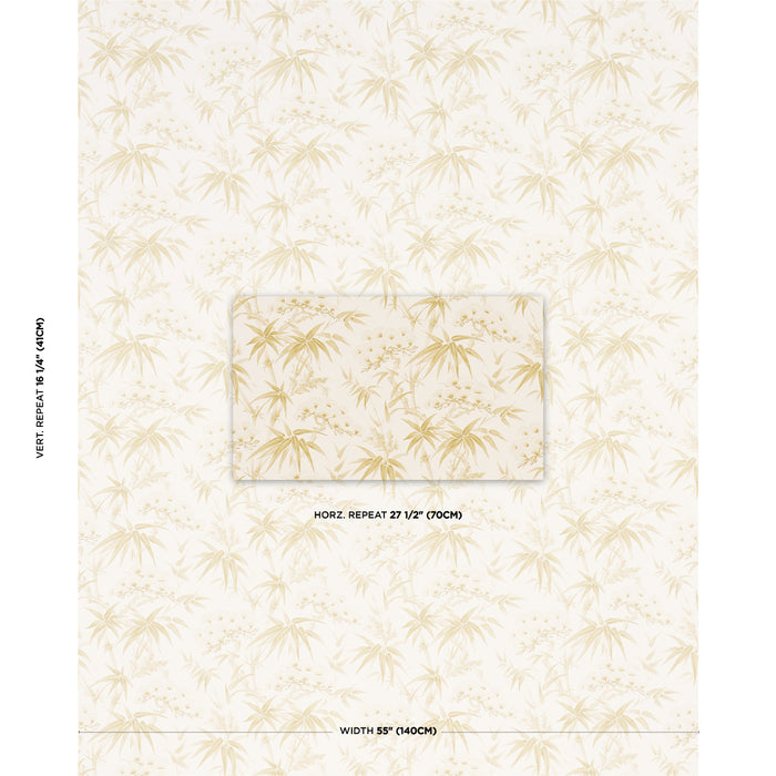 Schumacher Arita Floral Citron Wallpaper 5009143