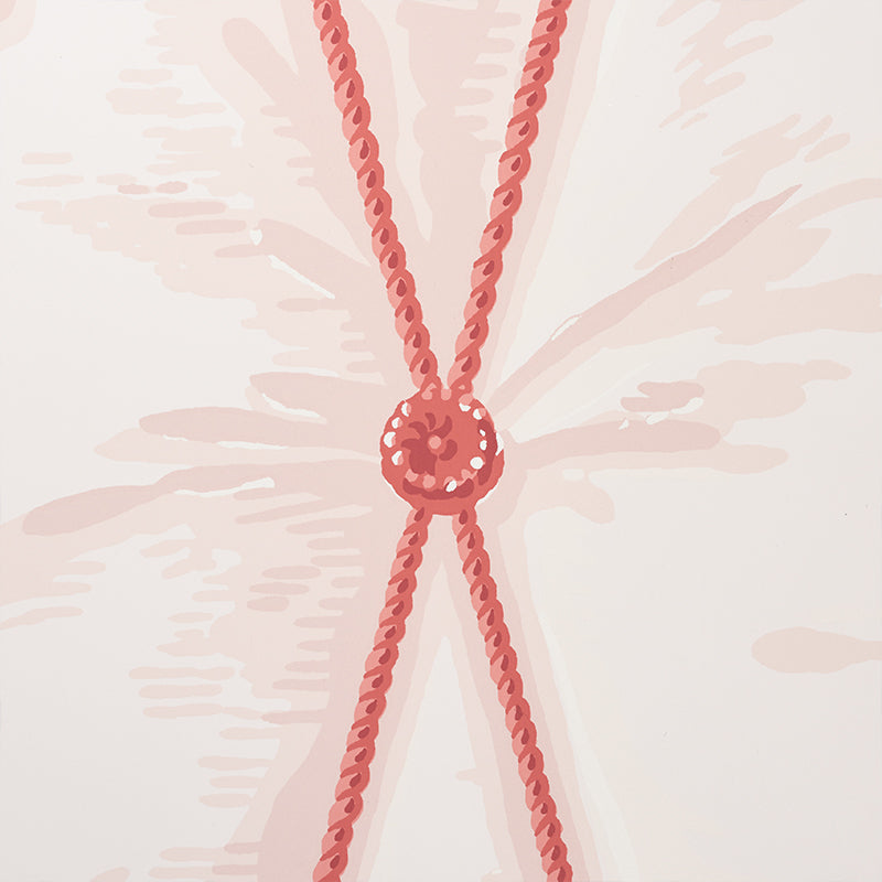 Schumacher Drapery Blush Wallpaper Sample 5009161