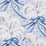 Schumacher Plumes Et Rubans Blue Wallpaper Sample 5009180