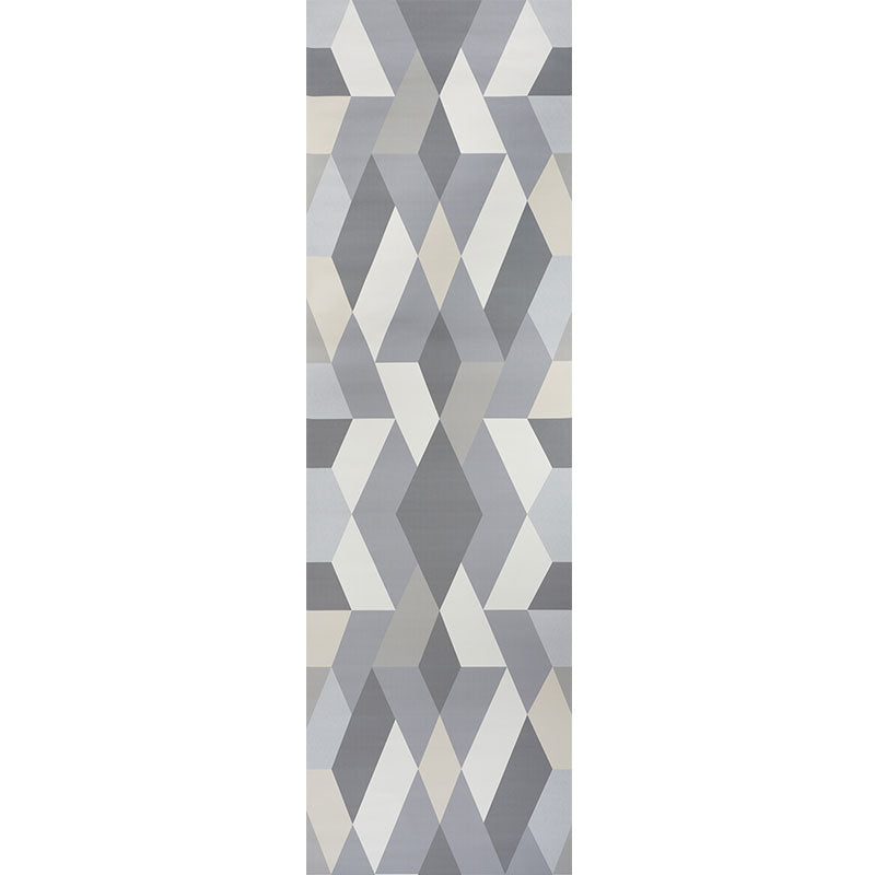Schumacher Deco Diamonds Panel Dove Wallpaper Sample 5009200