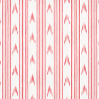 Schumacher Santa Barbara Ikat Pink Wallpaper 5009221