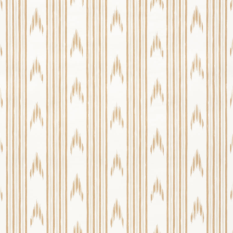 Schumacher Santa Barbara Ikat Neutral Wallpaper 5009222