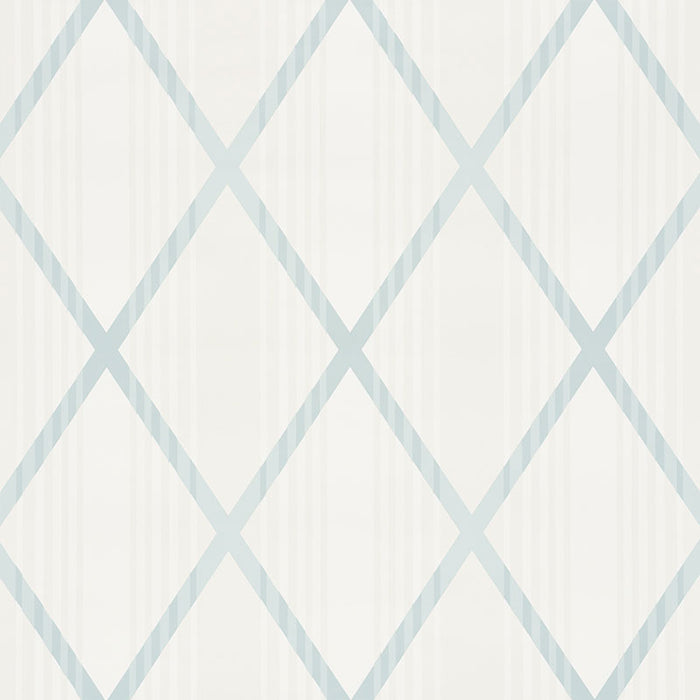 Schumacher Monti Blue Wallpaper Sample 5009251