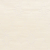 Schumacher Sylvie Embroidered Sisal Ivory Wallpaper 5009270