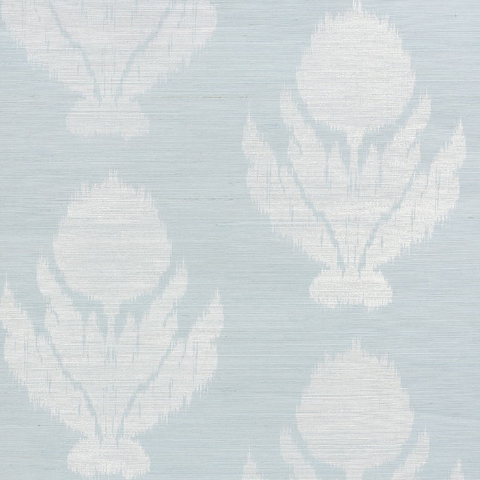 Schumacher Agra Sisal Sky Wallpaper Sample 5009280