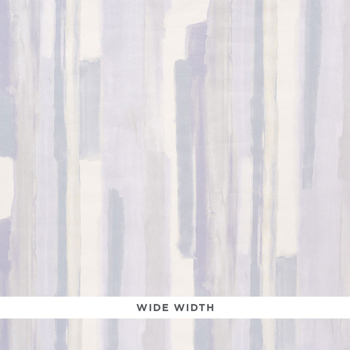 Schumacher Watercolor Soft Lilac Wallpaper 5009301