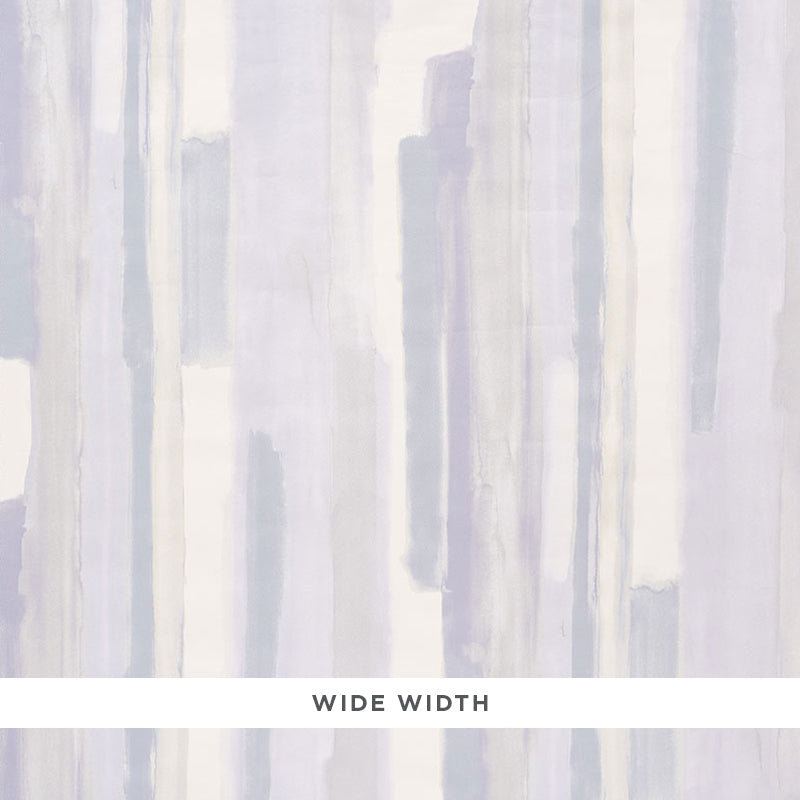 Schumacher Watercolor Soft Lilac Wallpaper Sample 5009301