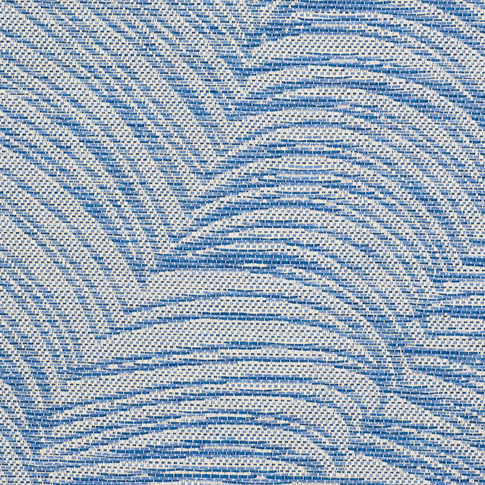 Schumacher Jete Blue Wallpaper Sample 5009320