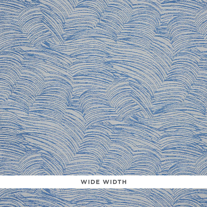 Schumacher Jete Blue Wallpaper Sample 5009320