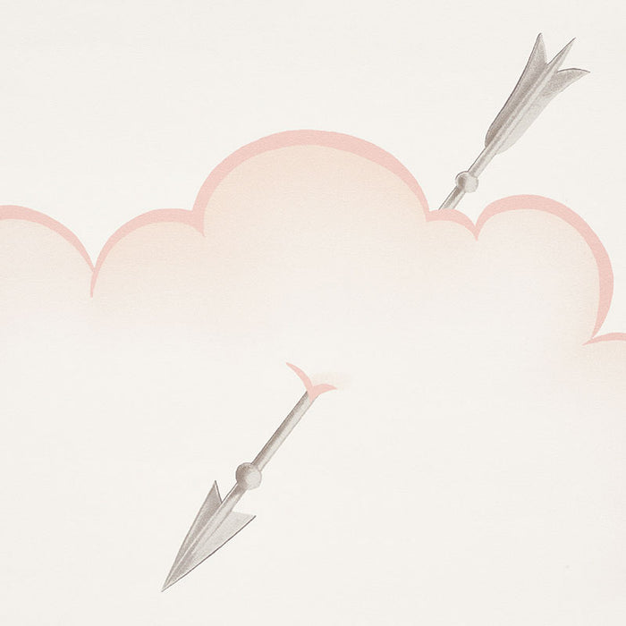 Schumacher Mercurio Blush Wallpaper Sample 5009351