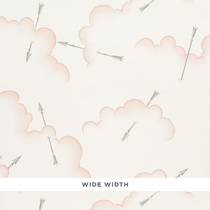 Schumacher Mercurio Blush Wallpaper Sample 5009351