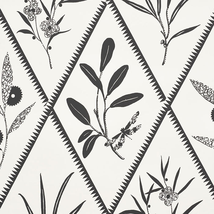 Schumacher Endimione Carbon Wallpaper Sample 5009373