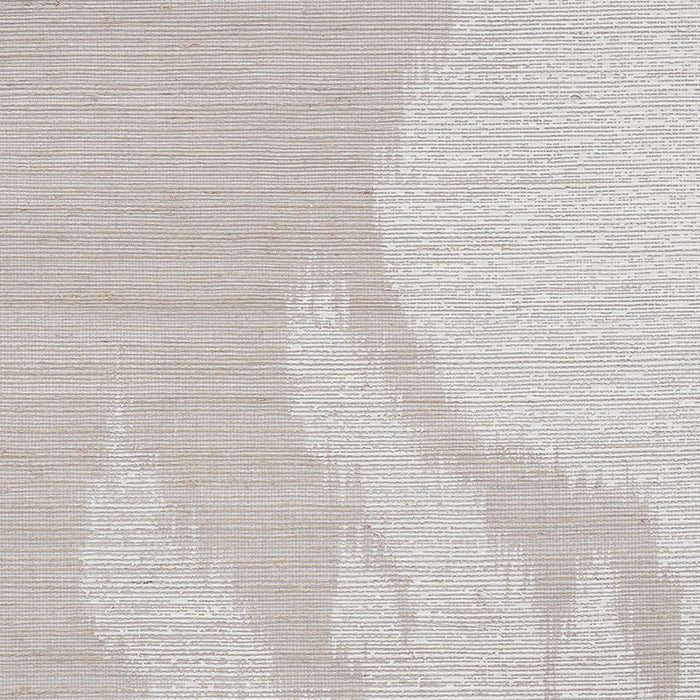 Schumacher Agra Hemp Shimmer Moonstone Wallpaper Sample 5009400