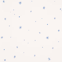 Schumacher Calisto Ivory & Cobalt Wallpaper 5009420