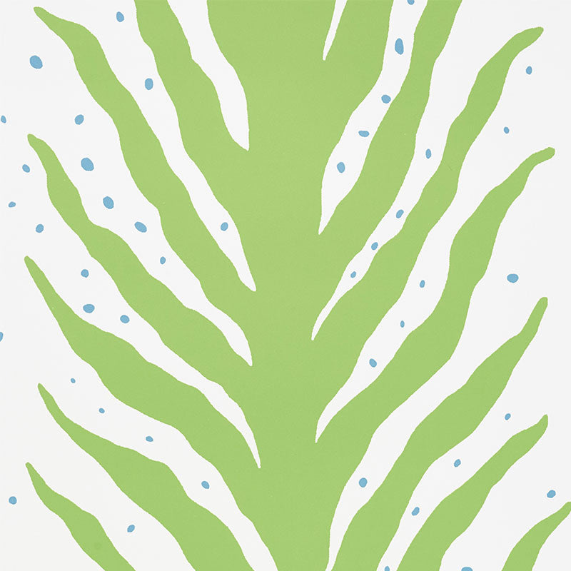 Schumacher Creeping Fern Moss Wallpaper Sample 5009450