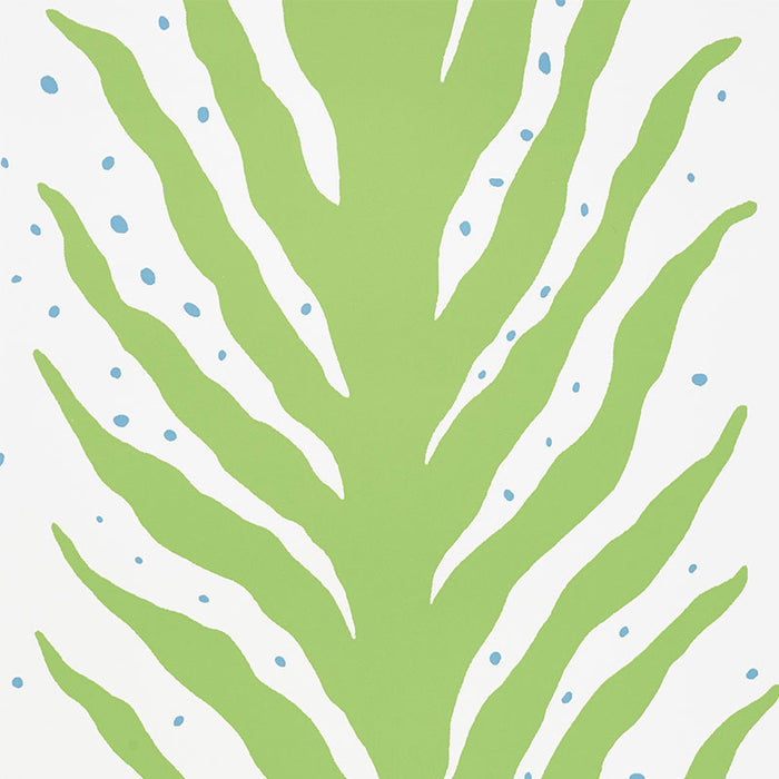 Schumacher Creeping Fern Moss Wallpaper Sample 5009450