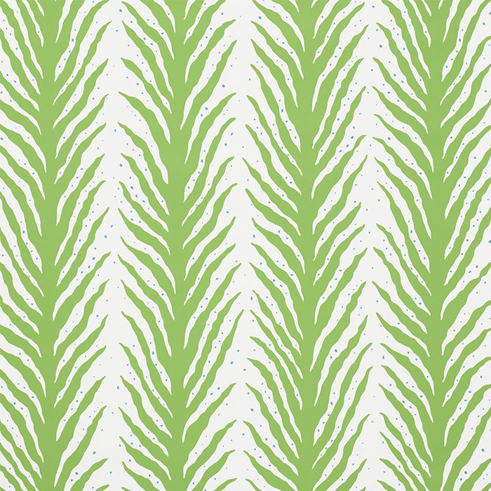 Schumacher Creeping Fern Moss Wallpaper Sample 5009450