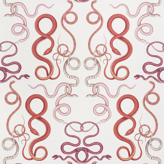 Schumacher Giove Ruby & Garnet Wallpaper Sample 5009461