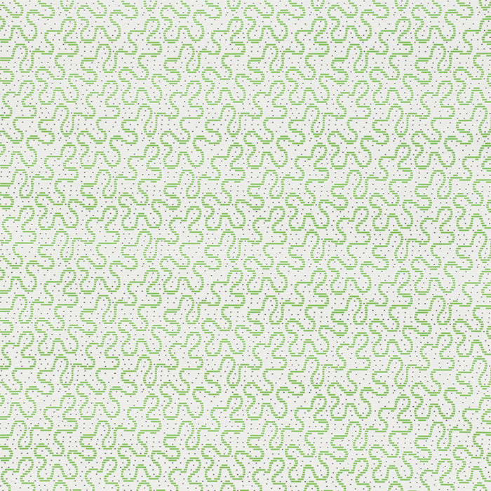 Schumacher Meander Moss Wallpaper Sample 5009471