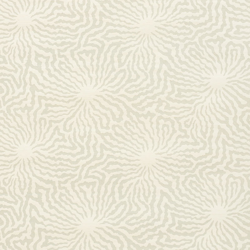 Schumacher Flower Shock Sisal Haze Wallpaper Sample 5009481