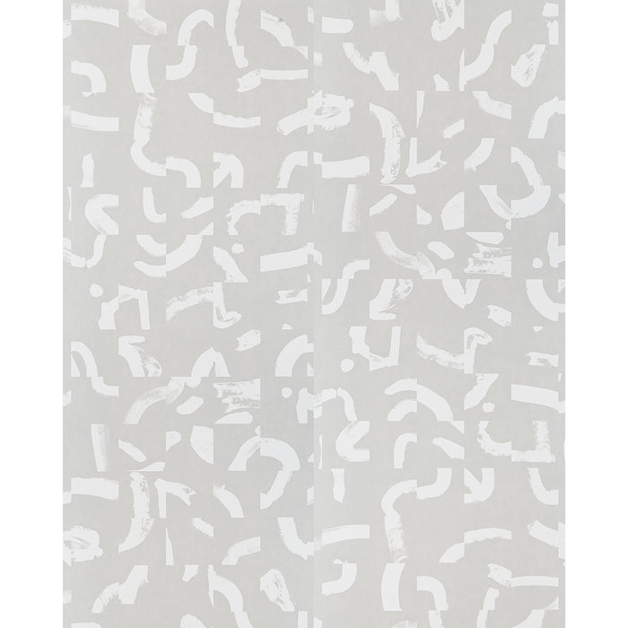 Schumacher Sepiessa Panel Set Stone Wallpaper Sample 5009491